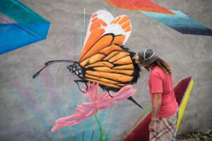 New Mural Downtown Belleville, Painted by Local Artist Chris Bennett