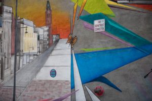 New Mural Downtown Belleville, Painted by Local Artist Chris Bennett