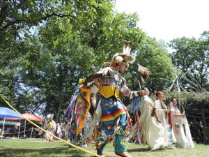 Traditional dancers at the Tyendinaga Pow Wow, Bay of Quinte