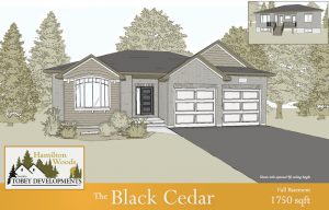 Black Cedar Homes Technical Drawing