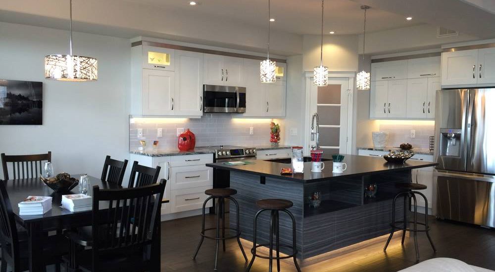 A kitchen in a home built by Duvanco Homes, part of the Quinte Home Builders' Association.