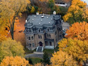 Aerial view of Glanmore National Historic Site   Museum