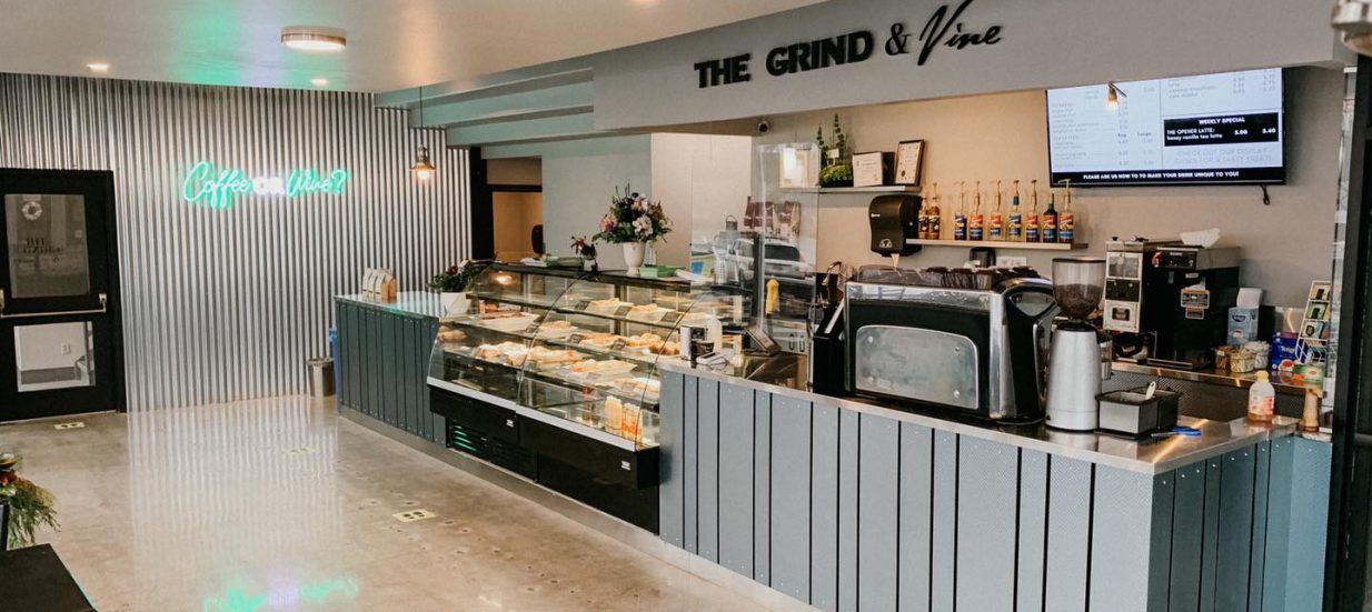 The Grind and Vine Interior