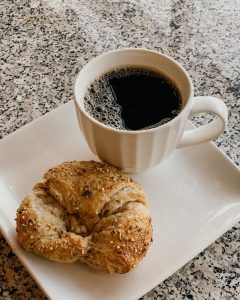 Coffee and croissant