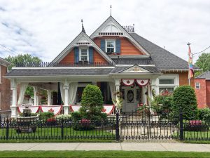 Hatt Sisters house in the Old East Hill neighbourhood in Belleville.